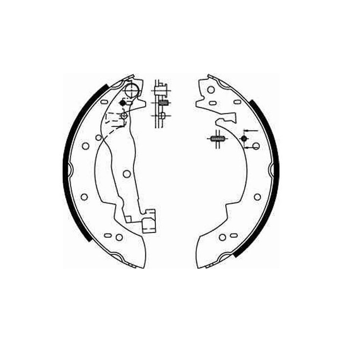 TRW Bremsbackensatz GS6190