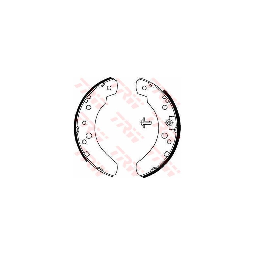 TRW Bremsbackensatz GS6224