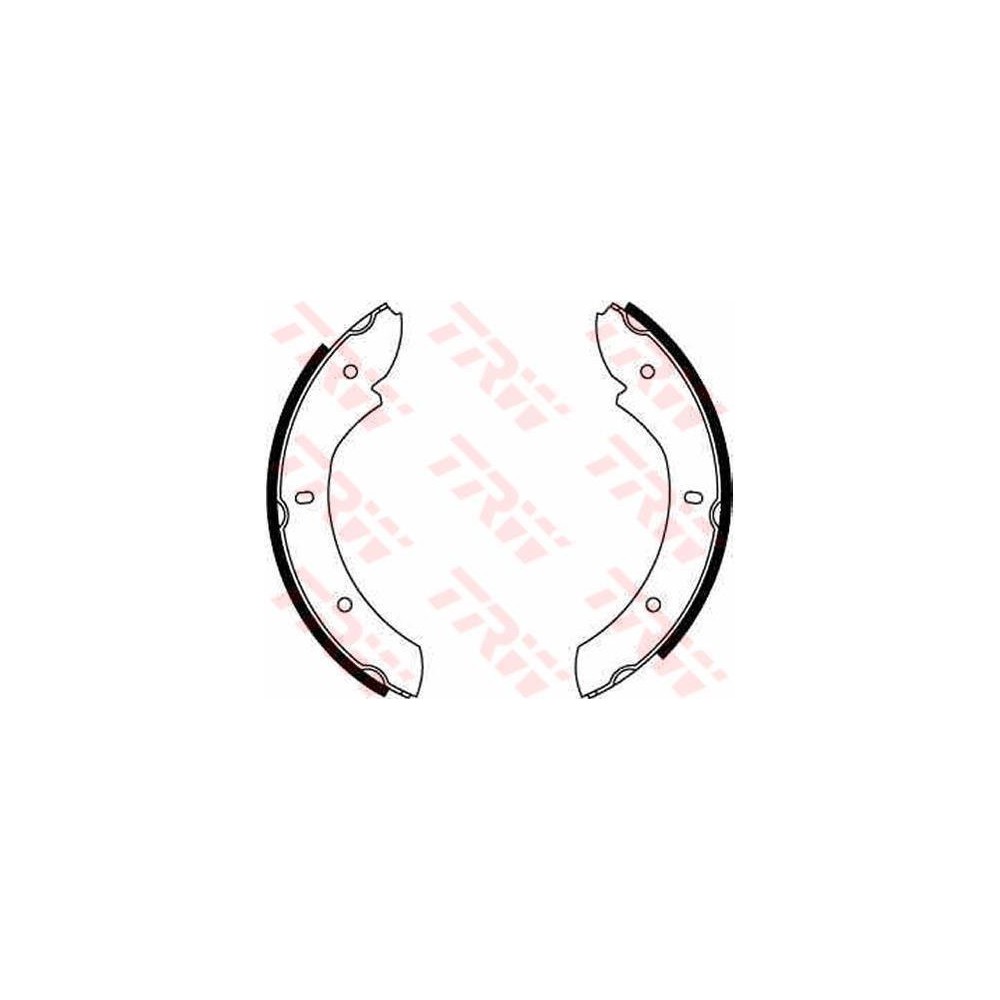 TRW Bremsbackensatz, Feststellbremse GS6236