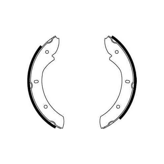 TRW Bremsbackensatz, Feststellbremse GS6236