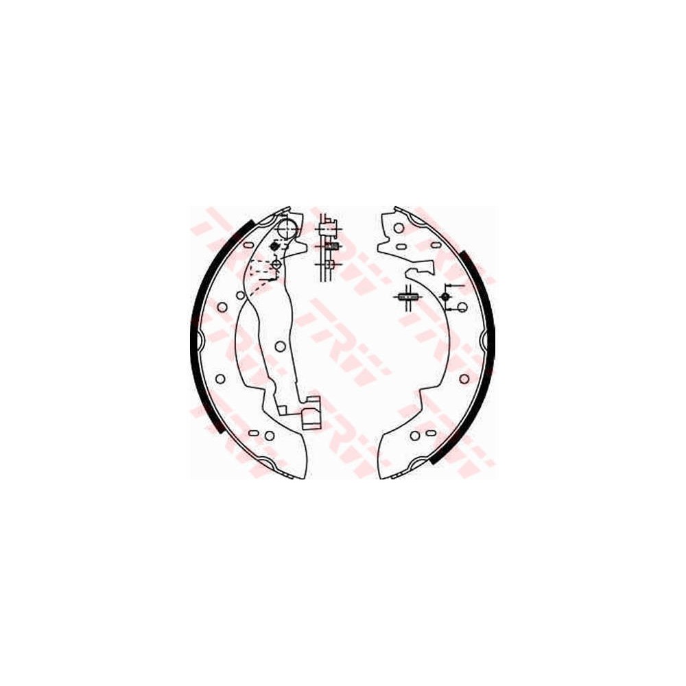 TRW Bremsbackensatz GS6251