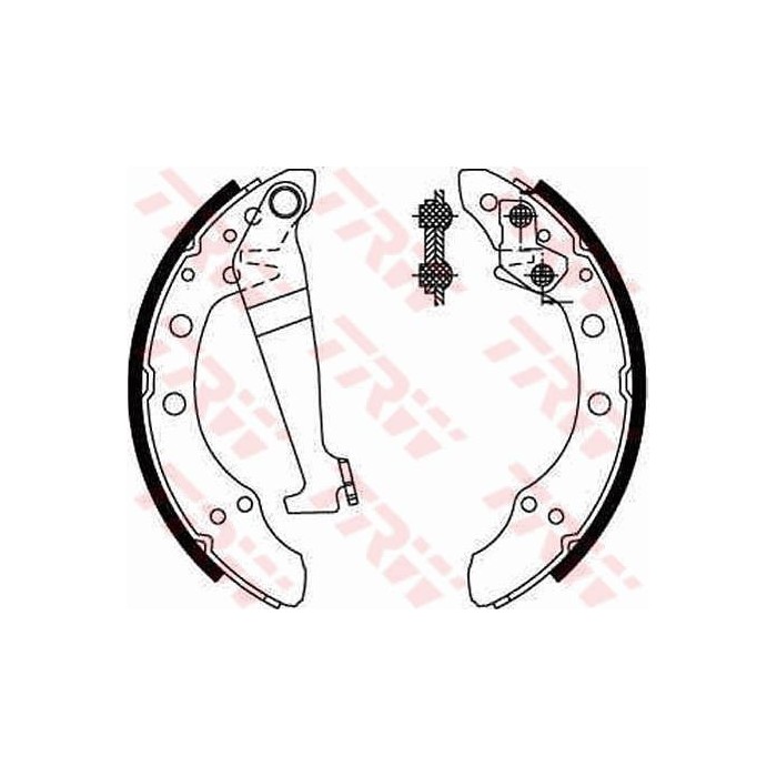 TRW Bremsbackensatz GS8092