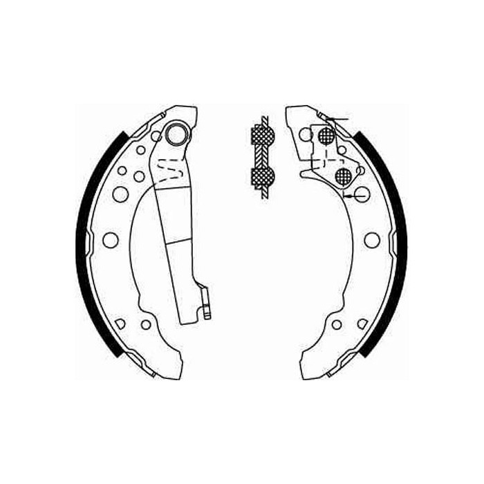 TRW Bremsbackensatz GS8166