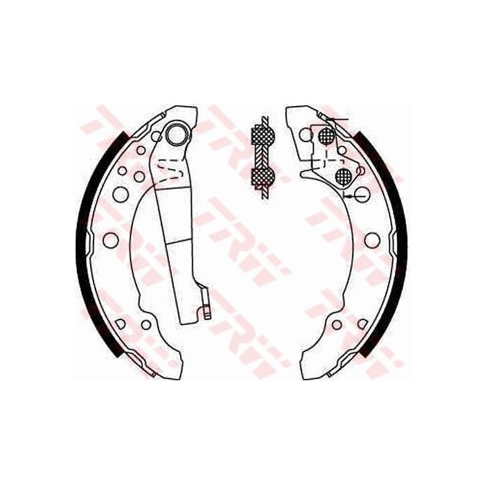 TRW Bremsbackensatz GS8166
