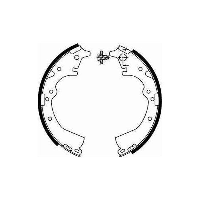 TRW Bremsbackensatz GS8184