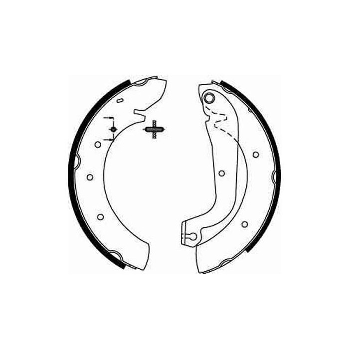 TRW Bremsbackensatz GS8207