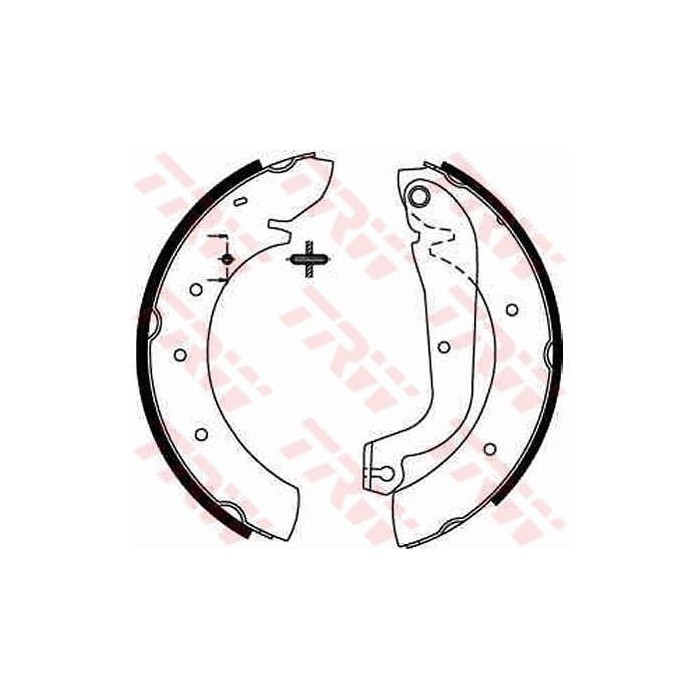 TRW Bremsbackensatz GS8207