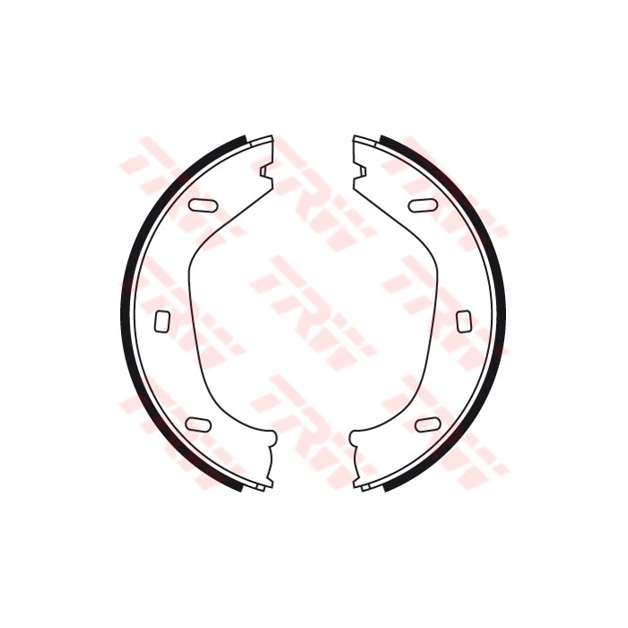 TRW Bremsbackensatz, Feststellbremse GS8219