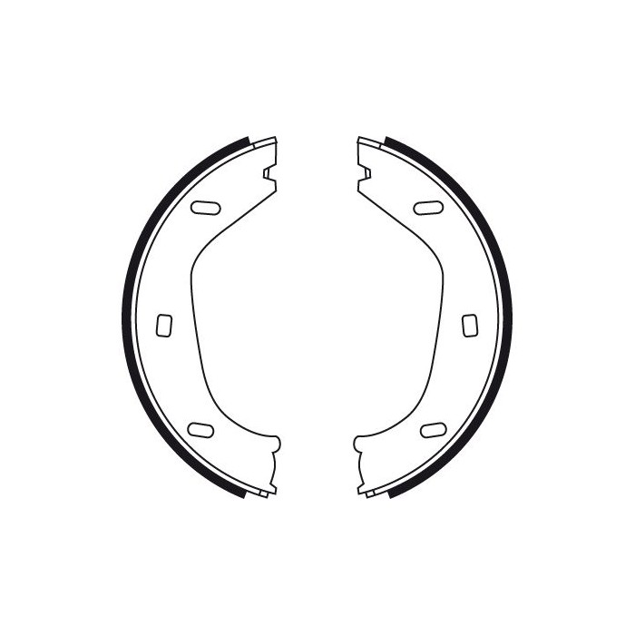 TRW Bremsbackensatz, Feststellbremse GS8219