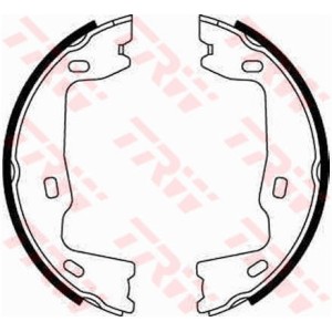 TRW Bremsbackensatz, Feststellbremse GS8223