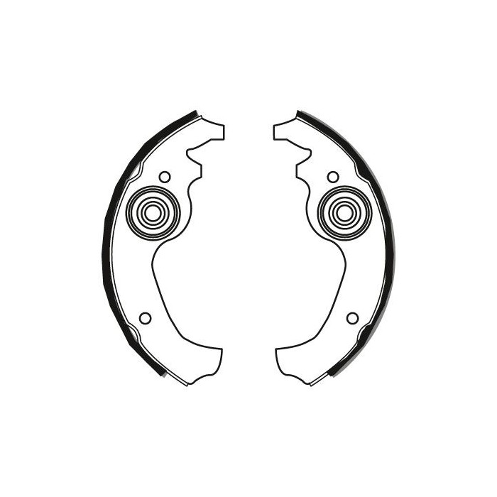 TRW Bremsbackensatz GS8233