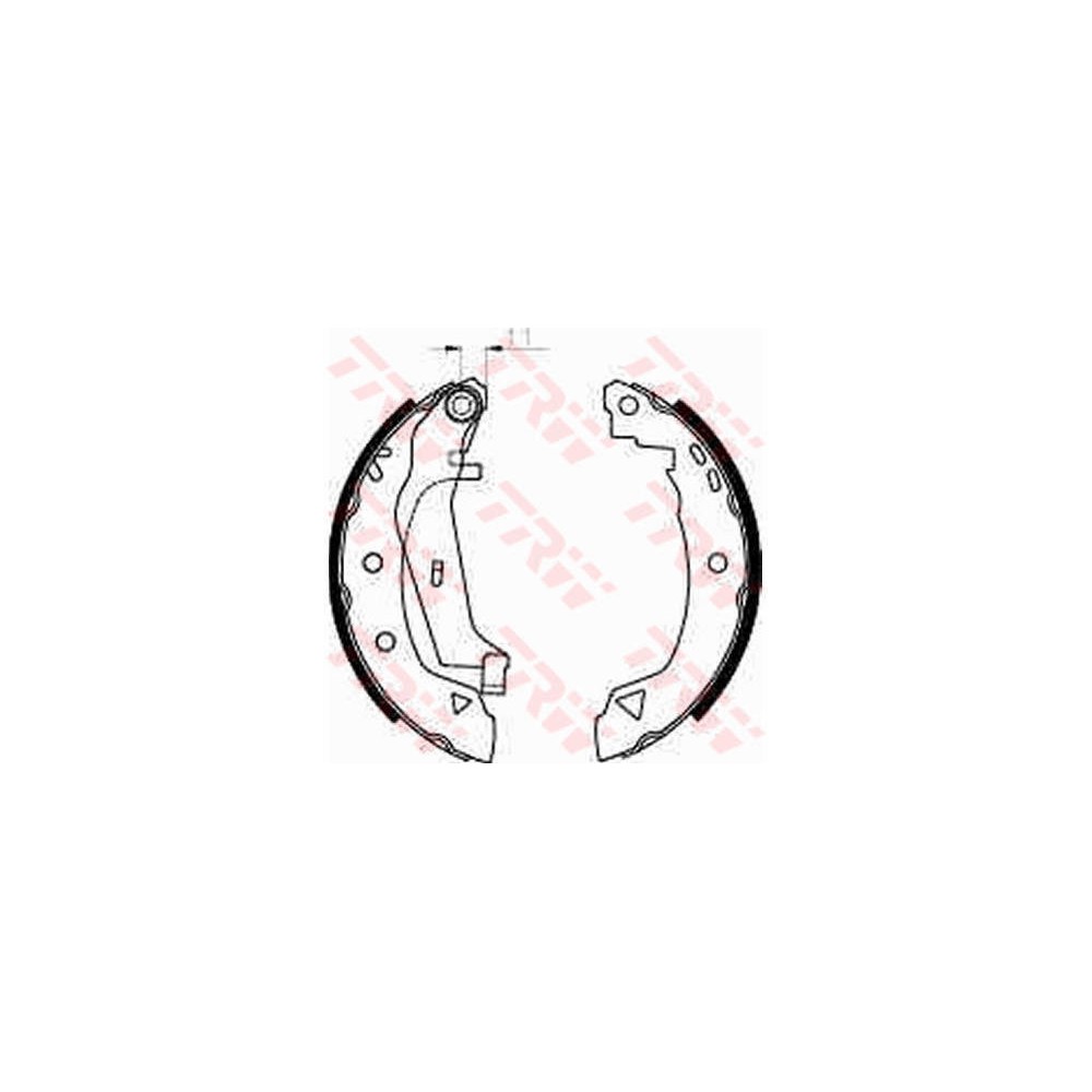TRW Bremsbackensatz GS8240