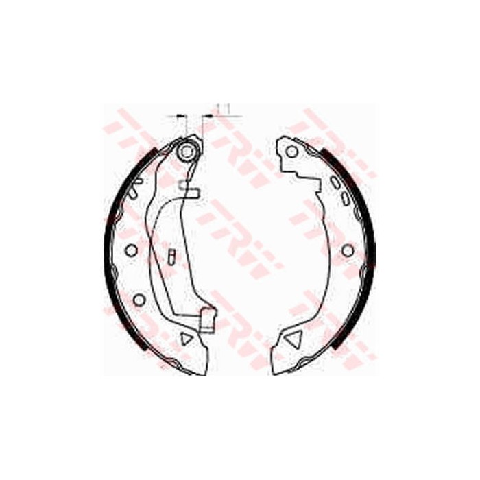 TRW Bremsbackensatz GS8240