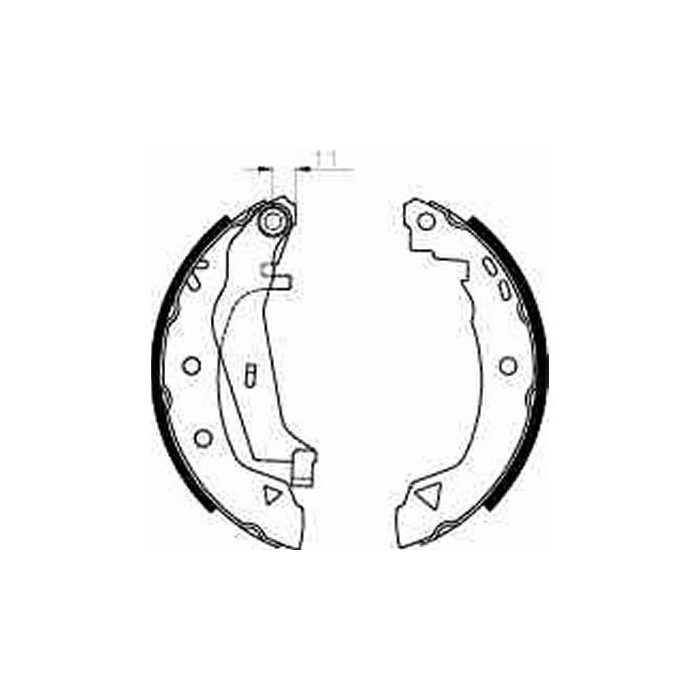 TRW Bremsbackensatz GS8240