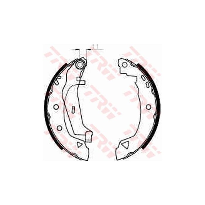 TRW Bremsbackensatz GS8240