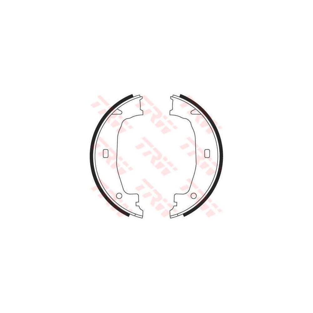 TRW Bremsbackensatz, Feststellbremse GS8432