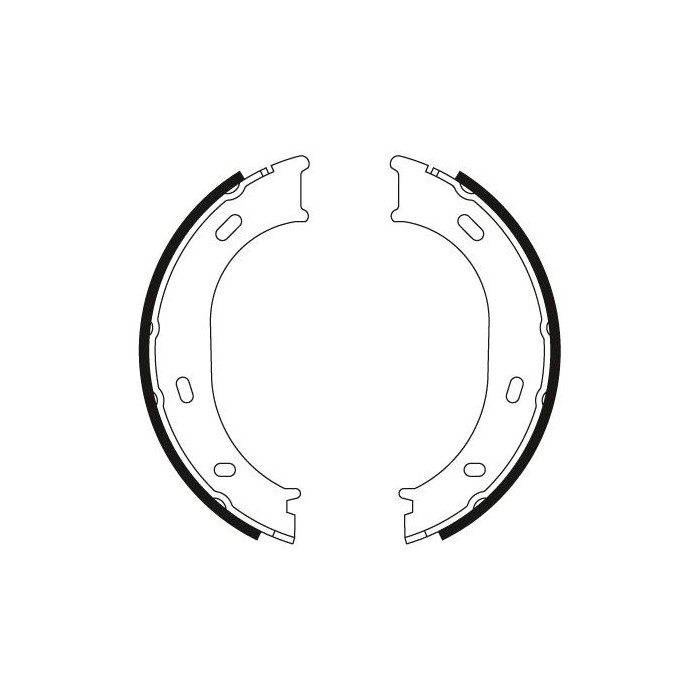 TRW Bremsbackensatz, Feststellbremse GS8433