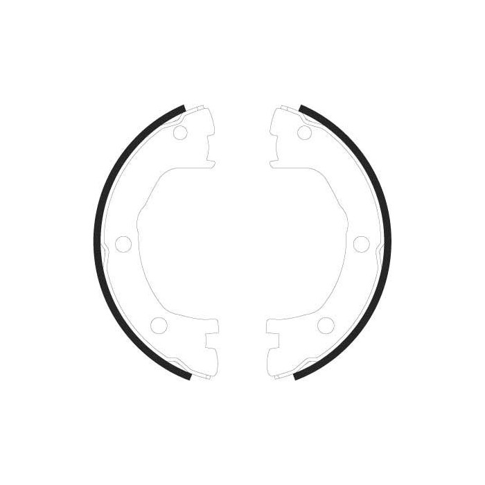 TRW Bremsbackensatz, Feststellbremse GS8440
