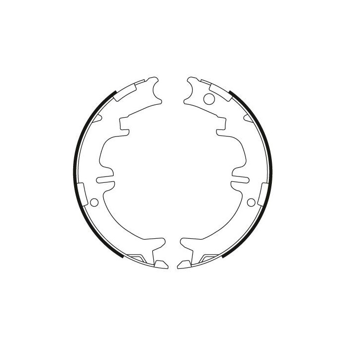 TRW Bremsbackensatz, Feststellbremse GS8446