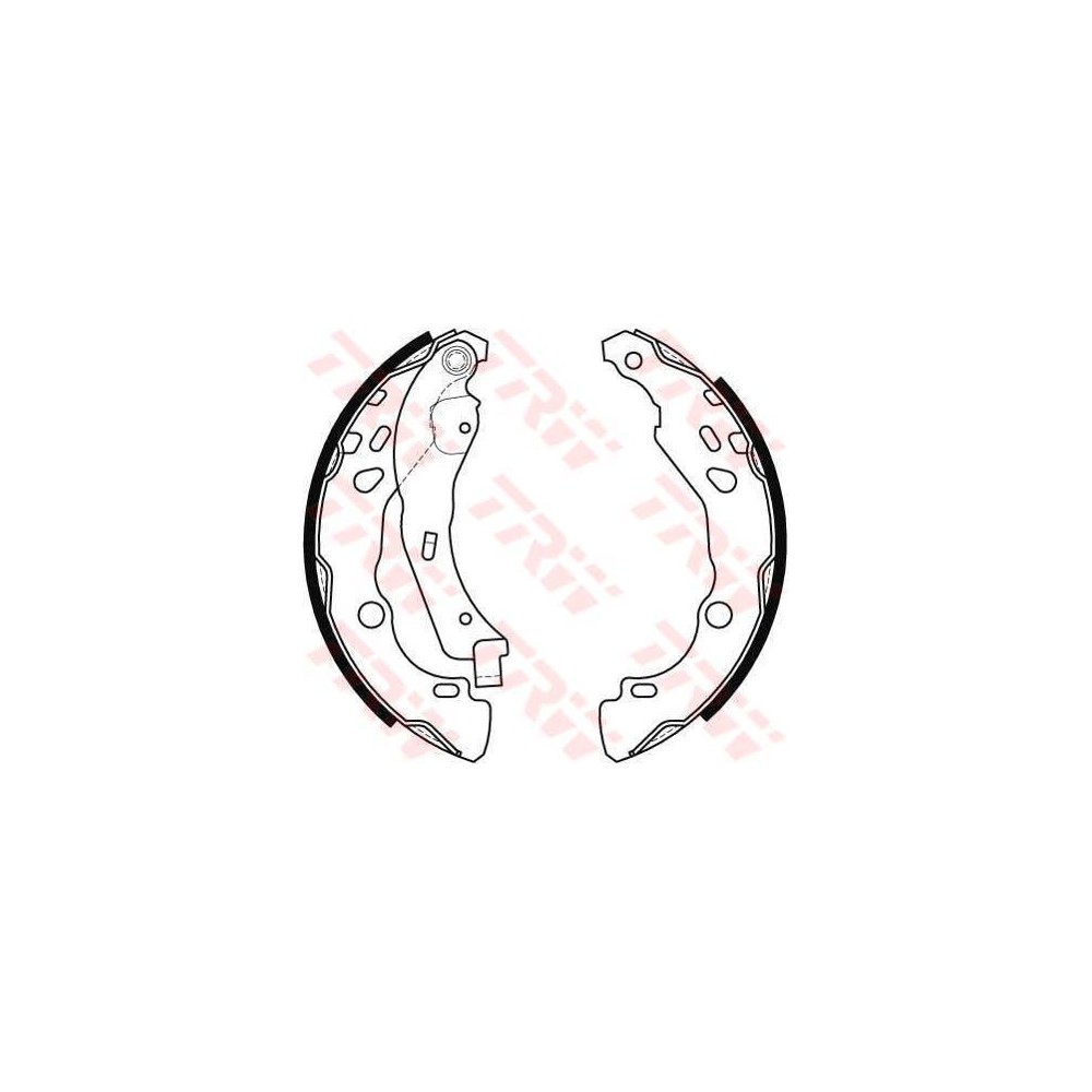 TRW Bremsbackensatz GS8455
