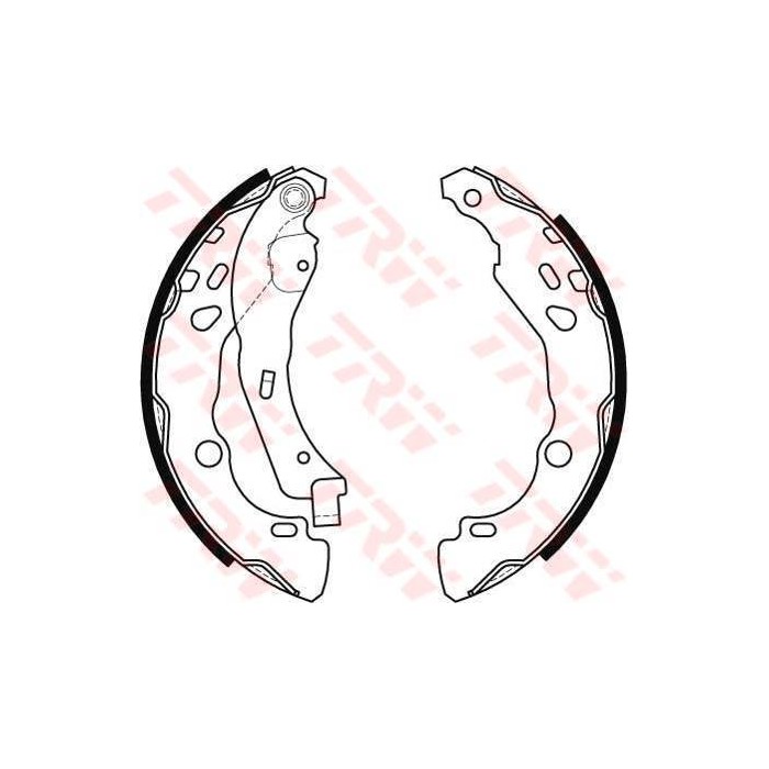 TRW Bremsbackensatz GS8455
