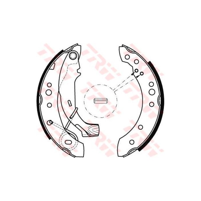 TRW Bremsbackensatz GS8467