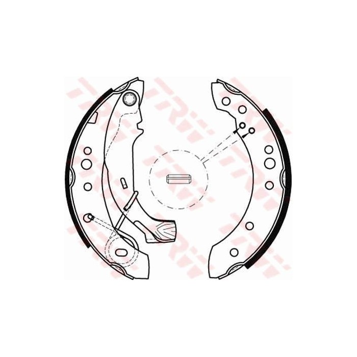 TRW Bremsbackensatz GS8467