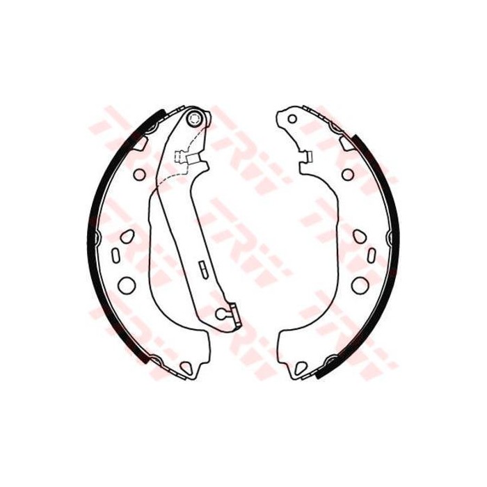 TRW Bremsbackensatz GS8471