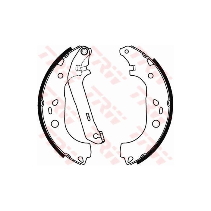 TRW Bremsbackensatz GS8471