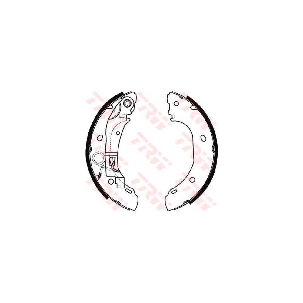 TRW Bremsbackensatz GS8472