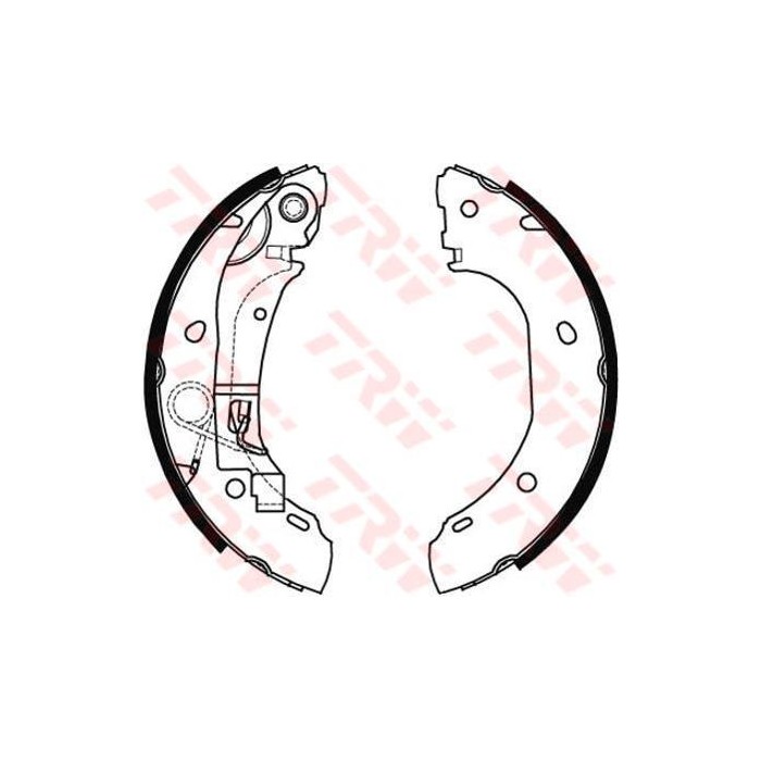 TRW Bremsbackensatz GS8472