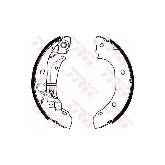 TRW Bremsbackensatz GS8472