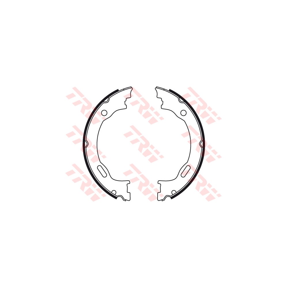 TRW Bremsbackensatz, Feststellbremse GS8475