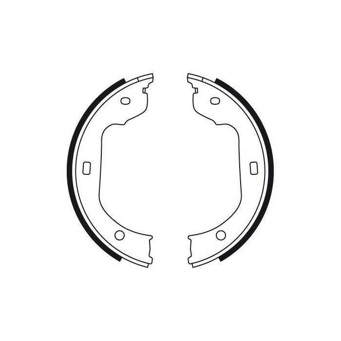 TRW Bremsbackensatz, Feststellbremse GS8478
