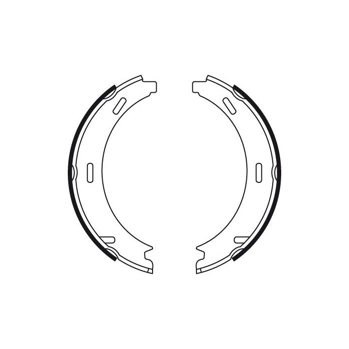 TRW Bremsbackensatz, Feststellbremse GS8481