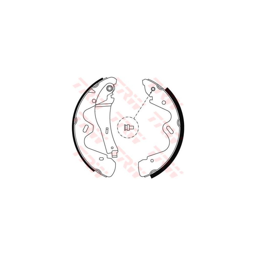 TRW Bremsbackensatz GS8483