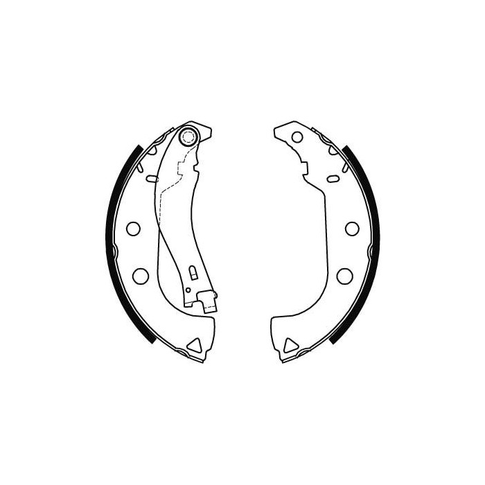 TRW Bremsbackensatz GS8484