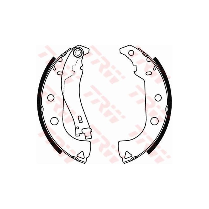 TRW Bremsbackensatz GS8484