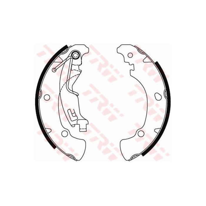 TRW Bremsbackensatz GS8488