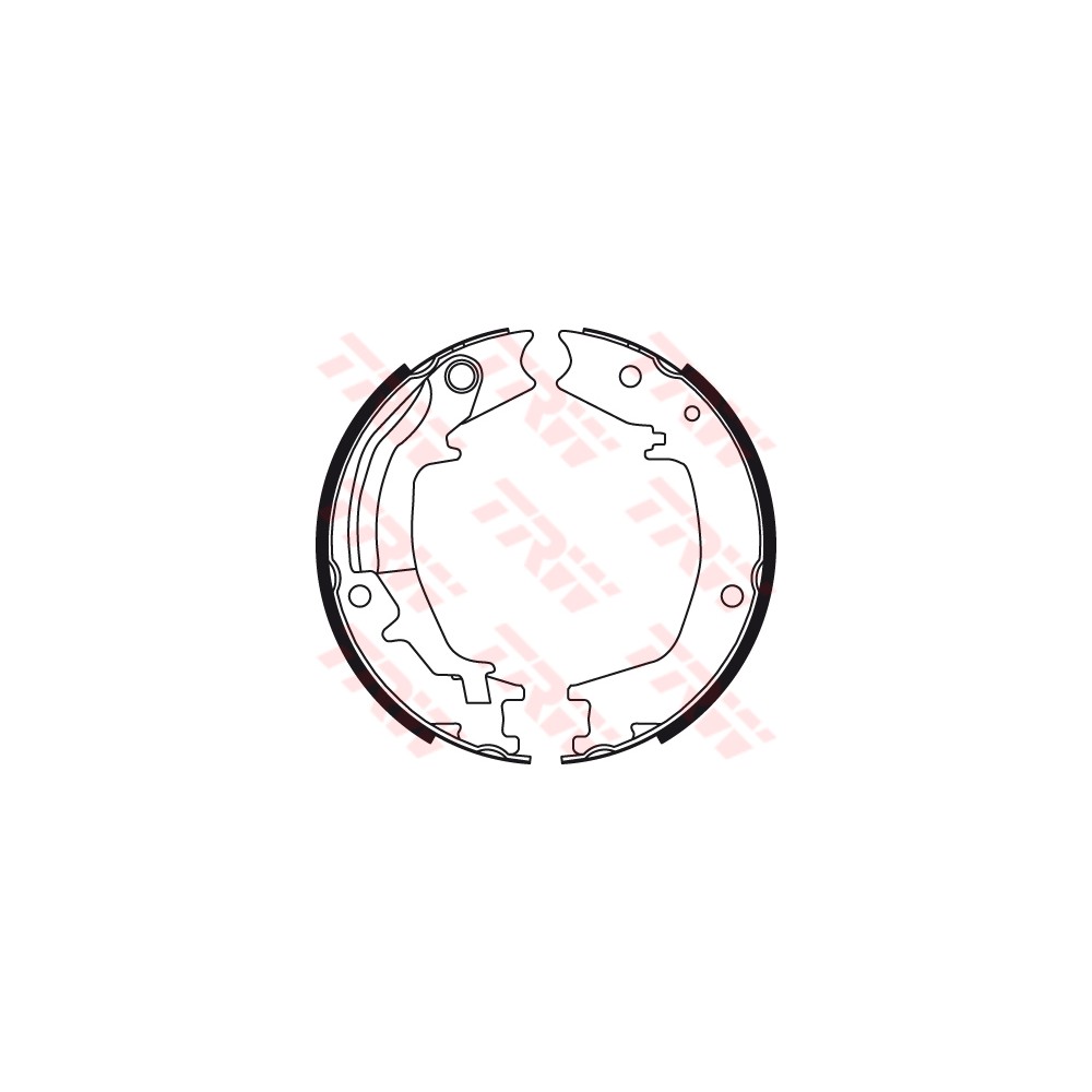 TRW Bremsbackensatz, Feststellbremse GS8489