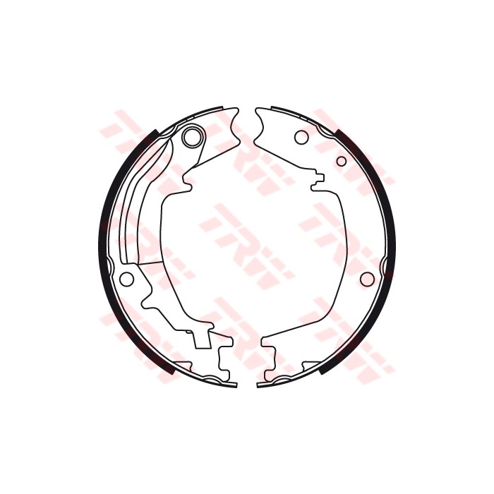 TRW Bremsbackensatz, Feststellbremse GS8489