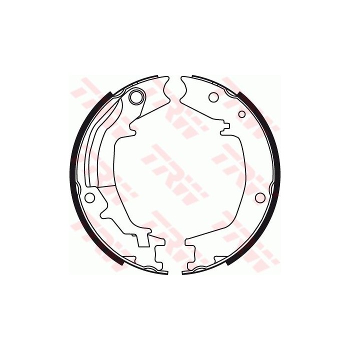 TRW Bremsbackensatz, Feststellbremse GS8489