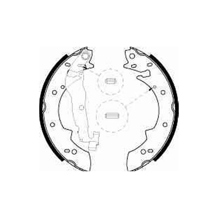 TRW Bremsbackensatz GS8524