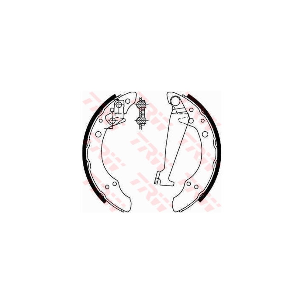 TRW Bremsbackensatz GS8526