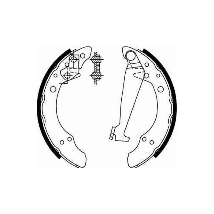 TRW Bremsbackensatz GS8526