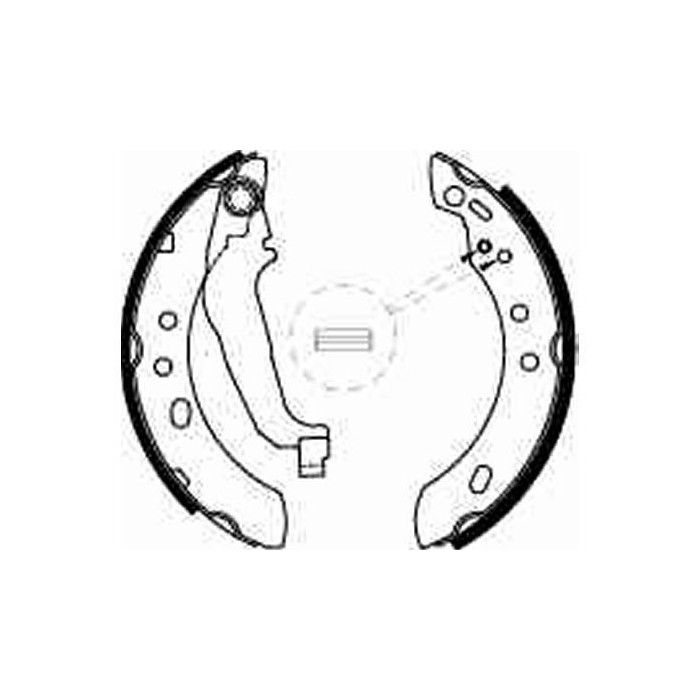 TRW Bremsbackensatz GS8527