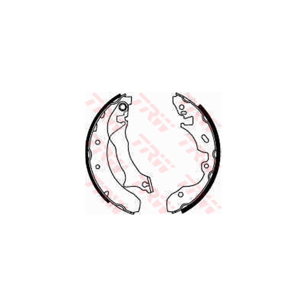 TRW Bremsbackensatz GS8536