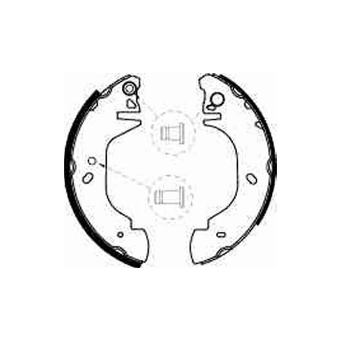 TRW Bremsbackensatz GS8539