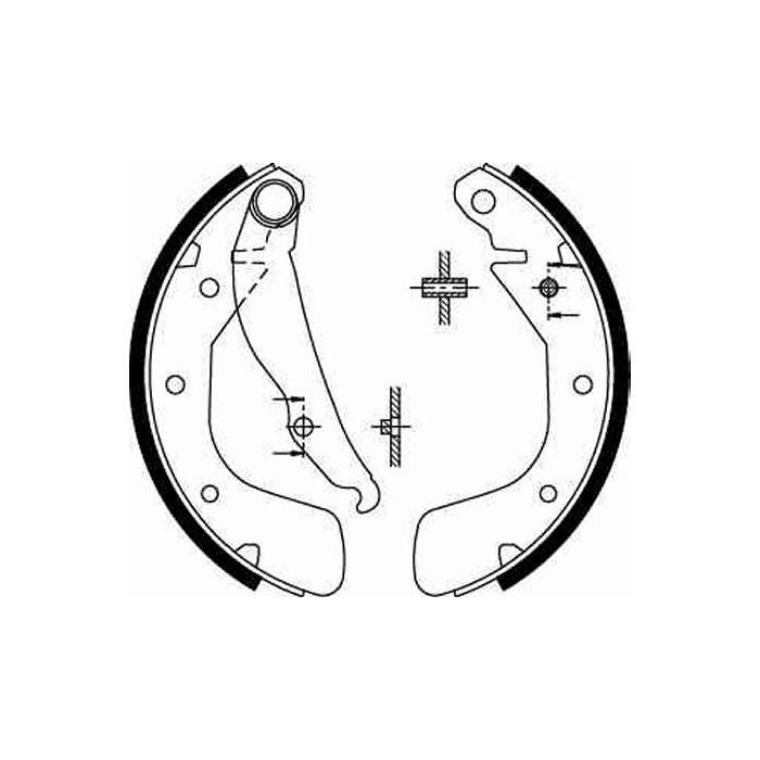 TRW Bremsbackensatz GS8543