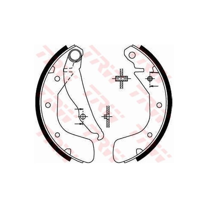 TRW Bremsbackensatz GS8543